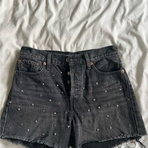 Levi’s shorts studded